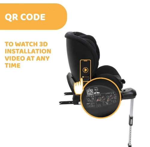 Chicco OneSeat Air 360 Ink Air Bērnu autosēdeklis 0-36 kg