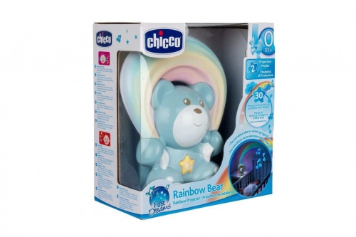 Chicco Rainbow Bear lācītis projektors Blue
