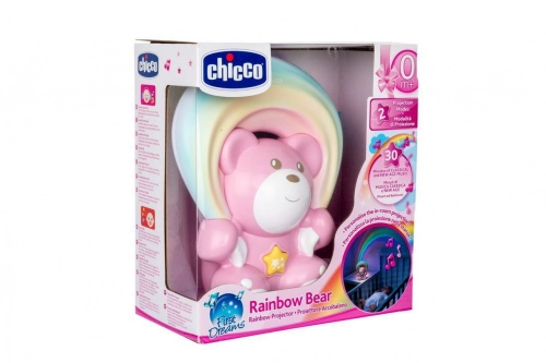Chicco Rainbow Bear Медведь - проектор Pink