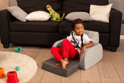 Chicco Twist Ash Grey Cross Bērnu krēsls-sēdeklis-dīvāns
