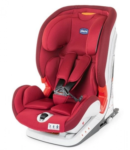 Chicco YOUniverse Fix Red passion Bērnu autosēdeklis 9-36 kg