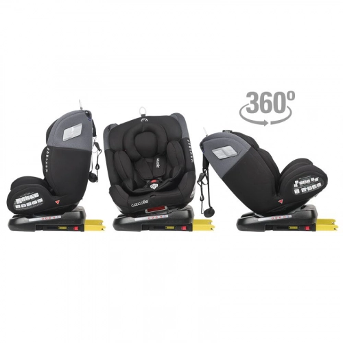 Coccolle Atira 360 Diamond Black Bērnu autosēdeklis 0-36 kg