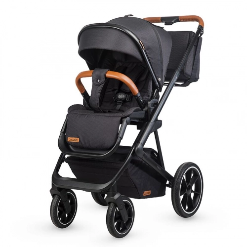 Coccolle Nessia Diamond black Bērnu rati 3in1
