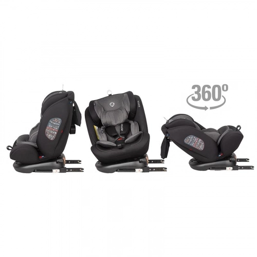 Coccolle Nova 360 Diamond Black Bērnu autosēdeklis 0-36 kg
