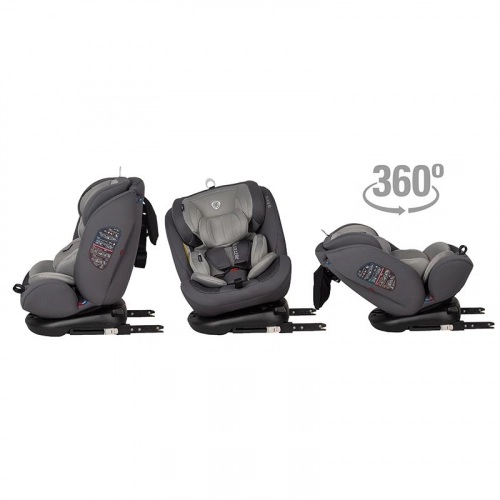 Coccolle Nova 360 Moonlit Grey Bērnu autosēdeklis 0-36 kg