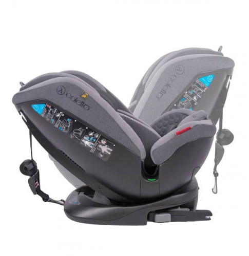 Coletto Logos I-Size Black 360 Bērnu autosēdeklis 0-36 kg