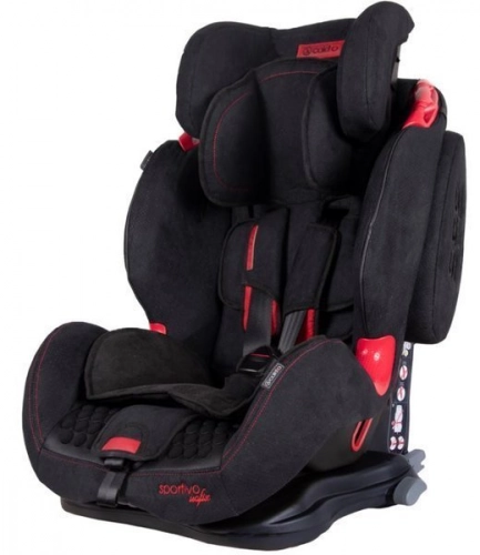 Coletto Sportivo Isofix Black new Bērnu autosēdeklis 9-36 kg