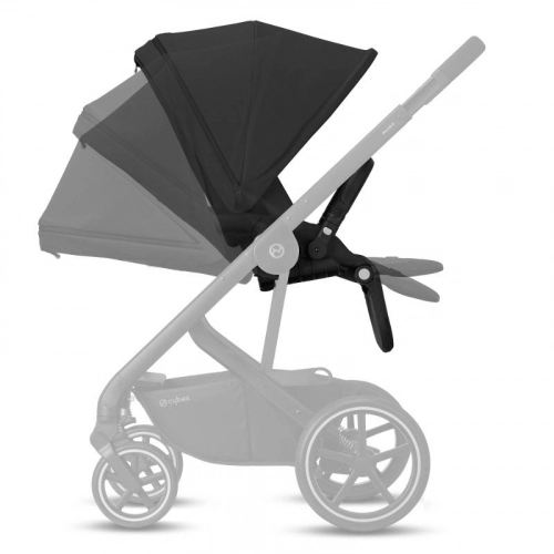 Cybex Balios S Lux Deep Black Pastaigu rati