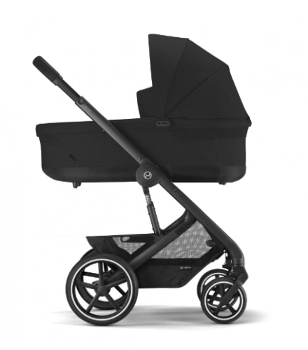 Cybex Balios S Lux Moon Black + Aton S2 I-Size Bērnu rati 3in1