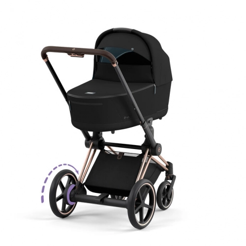 Cybex e-Priam Rosegold Ratu rāmis ar sēdekli