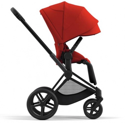 Cybex e-Priam Autumn Gold Matt black frame Pastaigu rati