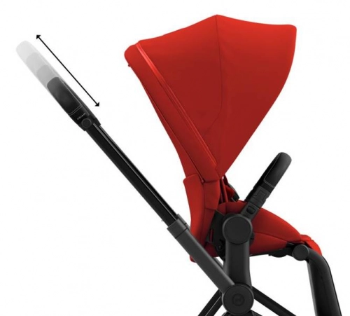 Cybex e-Priam Autumn Gold Matt black frame Pastaigu rati