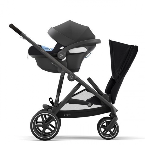 Cybex Gazelle S Deep Black + Aton M I-Size Коляска для двойняшек