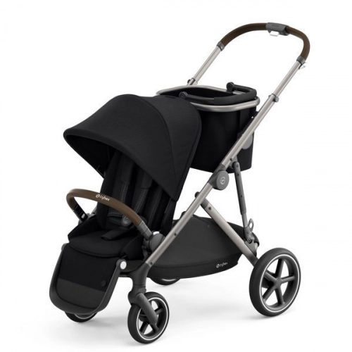 Cybex Gazelle S Deep Black Dvīņu ratiņi