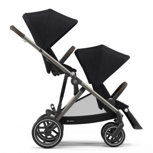 Cybex Gazelle S Deep Black Dvīņu ratiņi