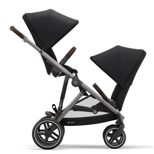 Cybex Gazelle S Deep Black Dvīņu ratiņi