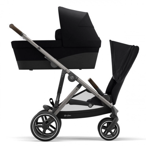 Cybex Gazelle S Deep Black Dvīņu ratiņi