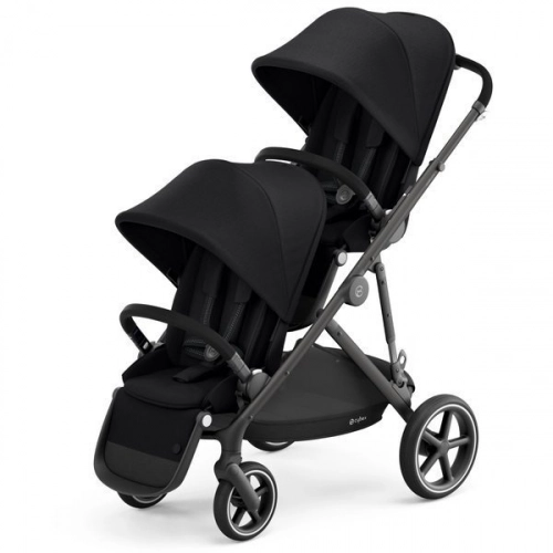 Cybex Gazelle S Deep Black Dvīņu ratiņi