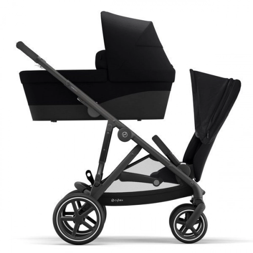 Cybex Gazelle S Deep Black Dvīņu ratiņi