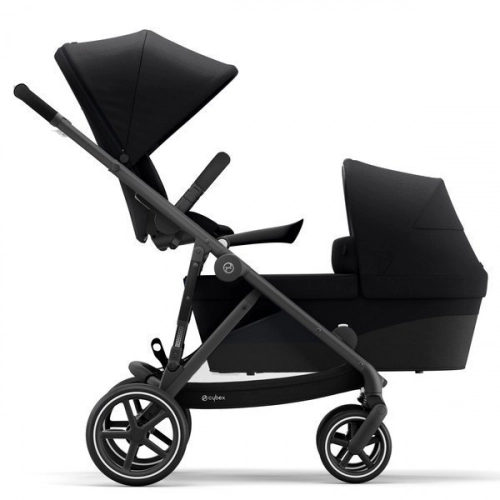 Cybex Gazelle S Deep Black Dvīņu ratiņi