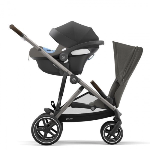 Cybex Gazelle S Soho Grey + Aton M I-Size Dvīņu rati