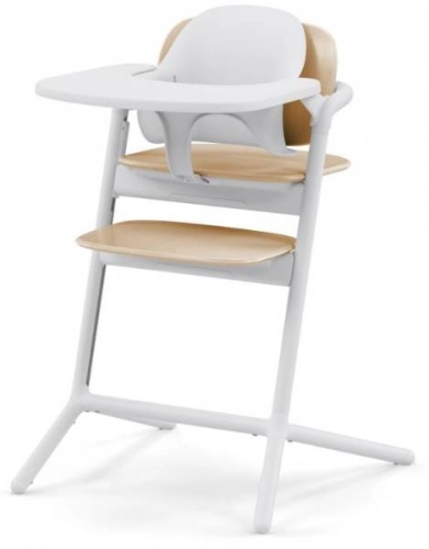 Cybex Lemo 3in1 Sand White Barošanas krēsliņš
