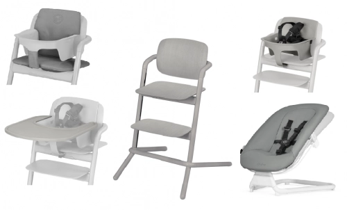 Cybex Lemo Aluminium Storm grey Cтульчик для кормления