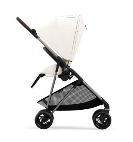 Cybex Melio Carbon New Cotton White Pastaigu rati