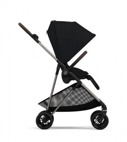 Cybex Melio Carbon New Moon Black Pastaigu rati