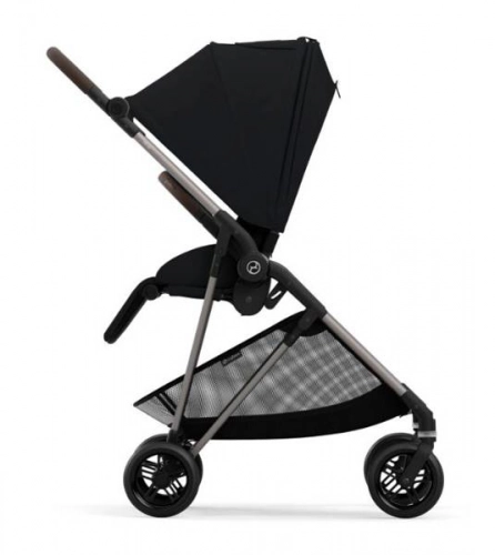 Cybex Melio Carbon New Moon Black Pastaigu rati