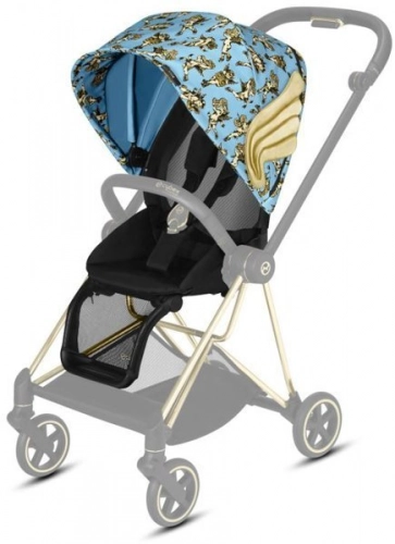 Cybex Mios 2.0 + Cloud Z Cherub Blue Bērnu rati 3in1