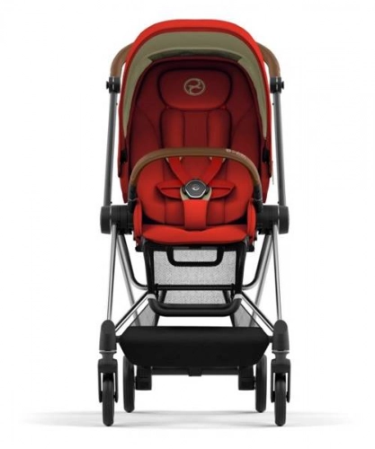 Cybex Mios 3.0 Autumn Gold + Cloud Z I-Size + Chrome Brown frame Детская коляска 4in1