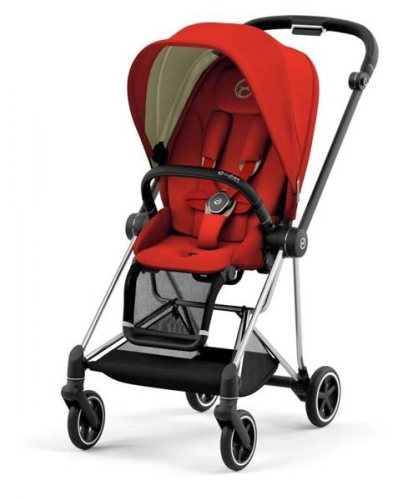 Cybex Mios 3.0 + Cloud Z2 i-Size Autumn Gold + Chrome black frame Bērnu rati 3in1