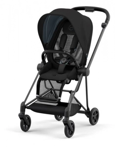 Cybex Mios 3.0 + Cloud Z2 i-Size Deep Black + Matt black frame Bērnu rati 3in1