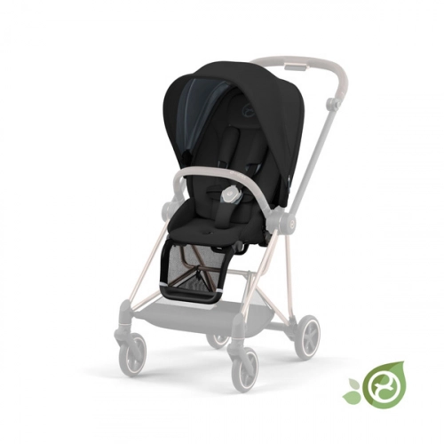 Cybex Mios 3.0 + Cloud Z2 i-Size Eco Onyx Black + Rose gold frame Bērnu rati 3in1