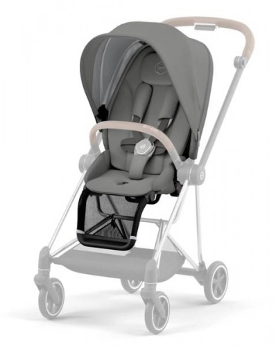 Cybex Mios 3.0 + Cloud Z2 i-Size Soho Grey + Chrome brown frame Bērnu rati 3in1
