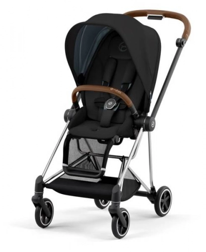 Cybex Mios 3.0 Deep Black + Cloud Z I-Size + Chrome Brown frame Bērnu rati 4in1