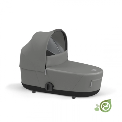 Cybex Mios 3.0 Eco Pearl Grey + Cloud Z2 i-Size + Matt Black frame Bērnu rati 3in1