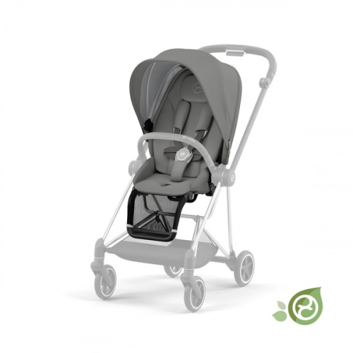Cybex Mios 3.0 Eco Pearl Grey + Cloud Z2 I-Size + Rose gold frame Bērnu rati 4in1