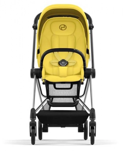 Cybex Mios 3.0 Mustard Yellow Plus + Cloud Z I-Size + Chrome Black frame Bērnu rati 3in1
