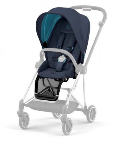 Cybex Mios 3.0 Nautical Blue + Cloud Z I-Size + Chrome Black frame Bērnu rati 4in1