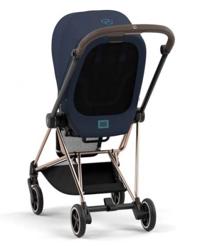 Cybex Mios 3.0 Nautical Blue + Cloud Z I-Size + Rose gold frame Bērnu rati 4in1