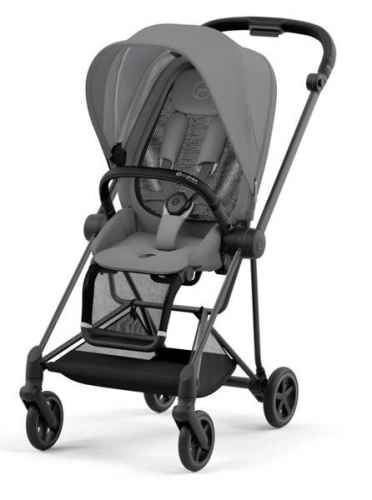 Cybex Mios 3.0 Soho Grey + Cloud Z I-Size + Matt Black frame Bērnu rati 4in1