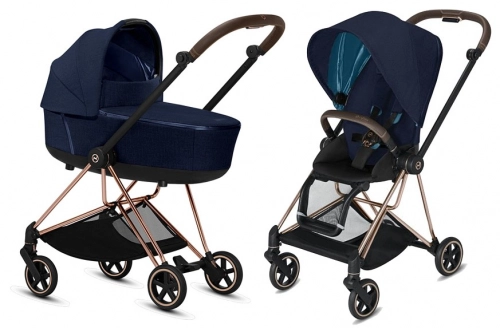 Cybex Mios Midnight Blue Plus Pastaigu Bloks