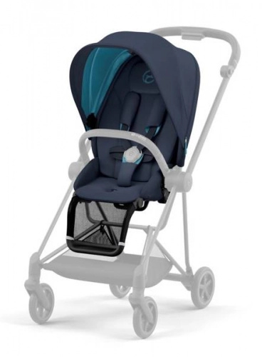 Cybex Mios Nautical Blue + Matt Black Frame Bērnu rati 2in1