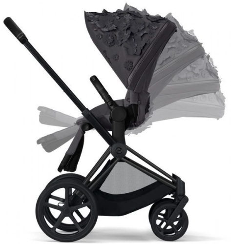 Cybex Priam Dream Grey Simply Flowers Pastaigu Bloks