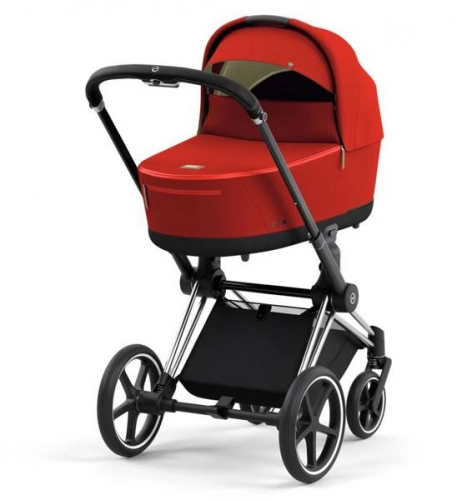 Cybex Priam 4.0 + Cloud Z I-size Chrome black frame Autumn Gold Bērnu rati 3in1