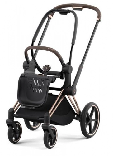 Cybex Priam 4.0 + Cloud Z I-size Gold rose frame Koi Crystallized Bērnu rati 3in1