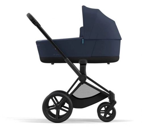 Cybex Priam 4.0 + Cloud Z I-size Matt black frame Nautical Blue Детская коляска 3in1