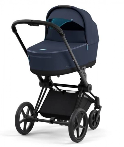 Cybex Priam 4.0 + Cloud Z I-size Matt black frame Nautical Blue Детская коляска 3in1